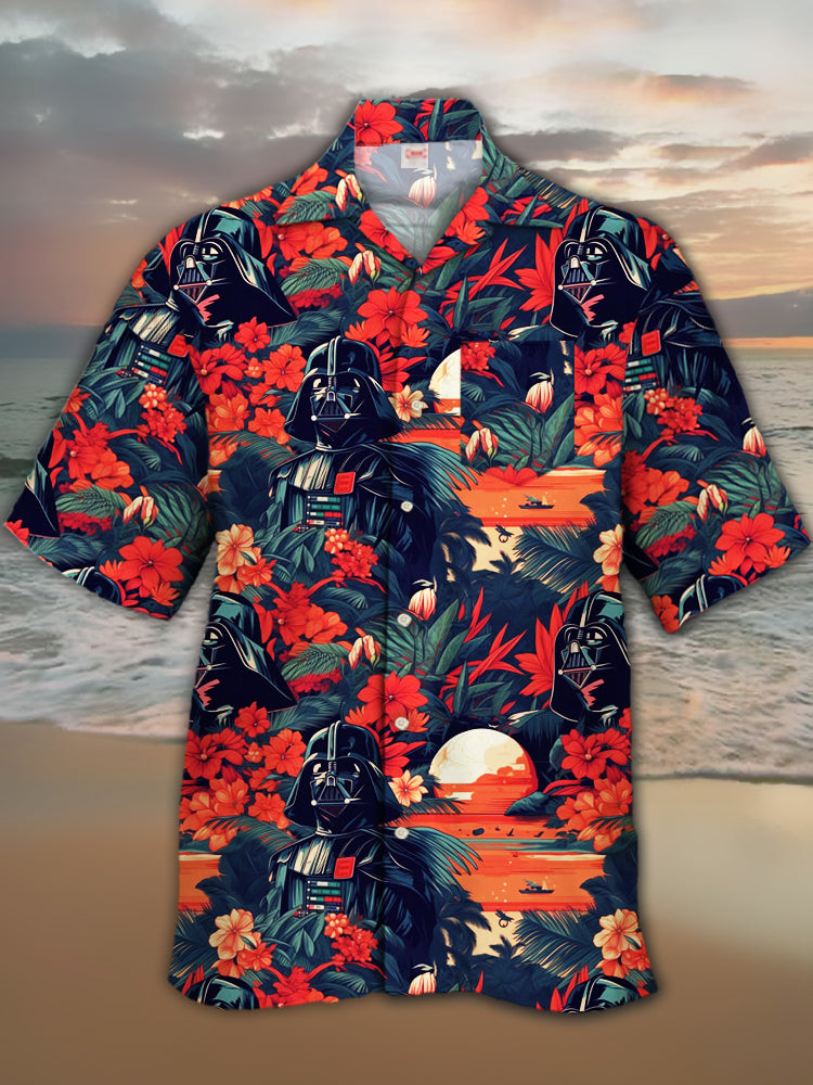 2024 mode ukiyo-e tropis bunga - Vintage Hawaiian Floral Shirt ulasan dan harga